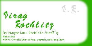 virag rochlitz business card